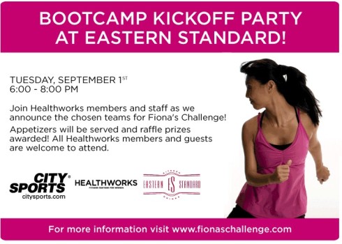 Join Fiona Fit at the Kick Off Party for her Challenge!